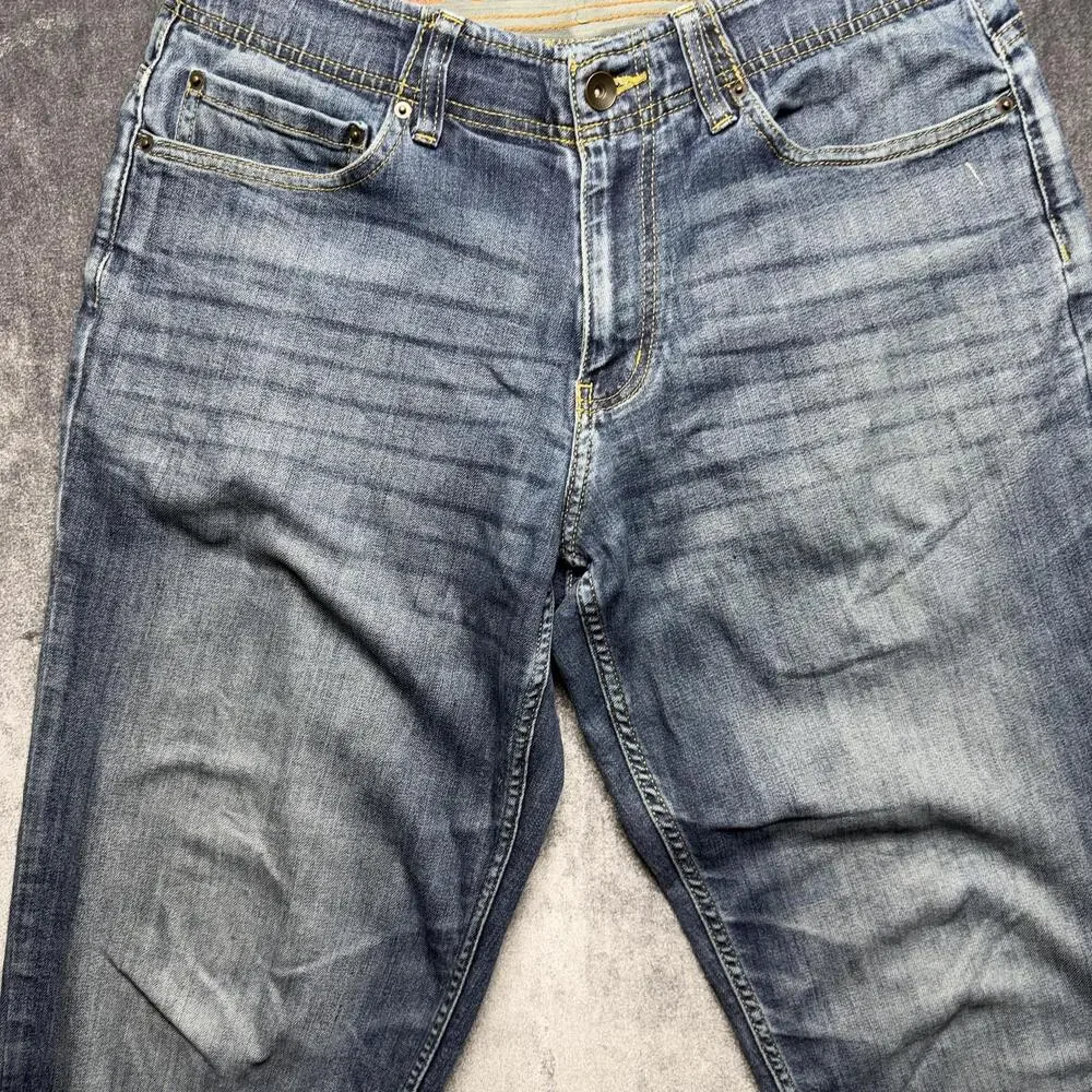 Urban Pipeline UltraFlex Jeans Mens 32x34 Blue Medium Wash Straight Denim Pants